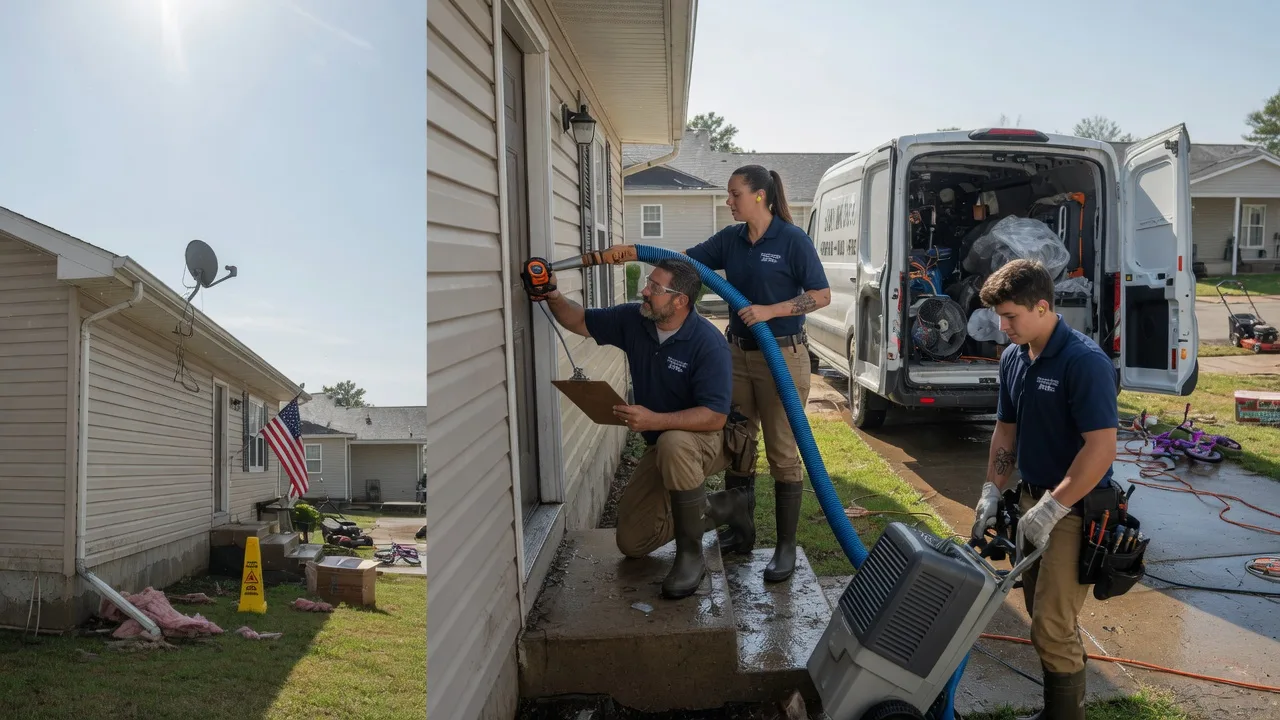 Ceiling Water Damage Restoration in Wiggins, MS near me